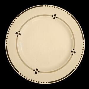 Vitromaster Top Hat 11" Dinner Plates Set of 2 Stoneware Indonesia